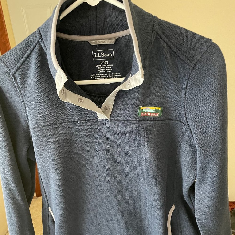 ll bean small petite fleece *new, never worn*